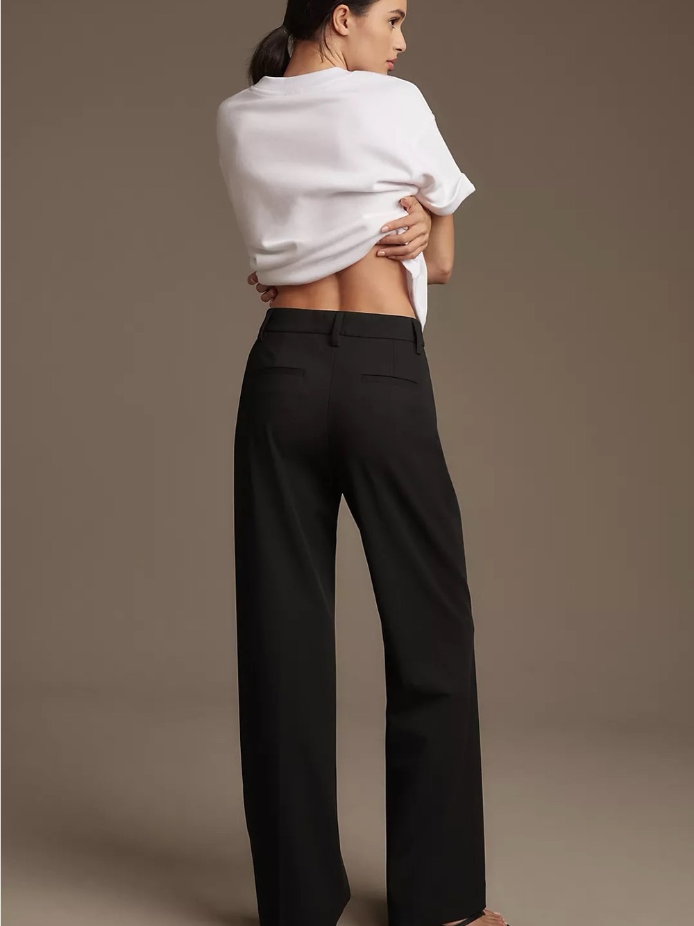 Reformation Alex Mid Rise Pant - Picture 3 of 6